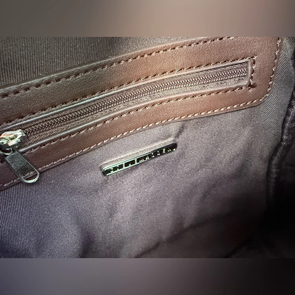 Steve Madden Chocolate BBLOGO Mini Backpack